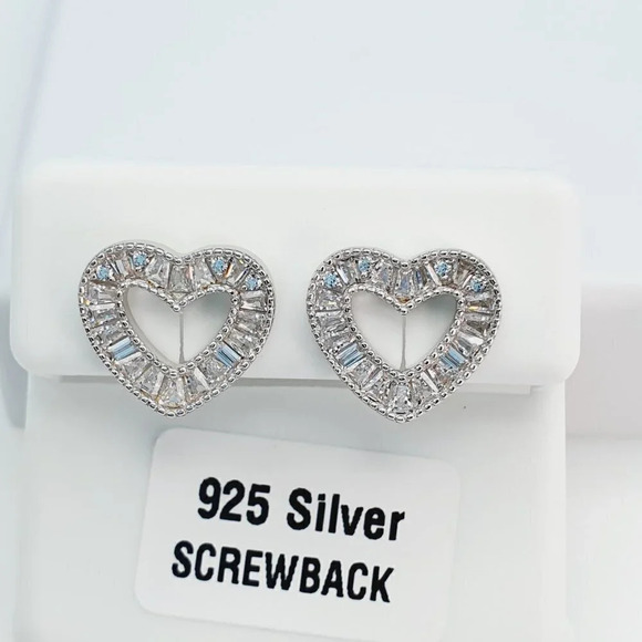 - 925 Sterling Silver Cubic Zirconia Earrings, U19254819 - Picture 7 of 11
